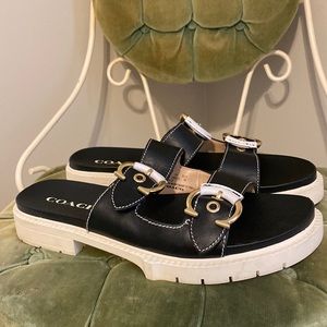 Coach nautical themed sandals